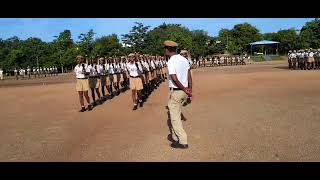 SQUAD DRILL practice at PTC Karimnagar tspolice ncc tslprb telanganapolice policeacademy army [upl. by Norted]