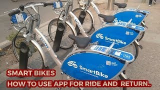 Smart bike How to use smart bikes in DelhiSmart bike in Delhi [upl. by Assin]