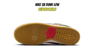 Nike SB Dunk Low Supersonics [upl. by Ledeen]