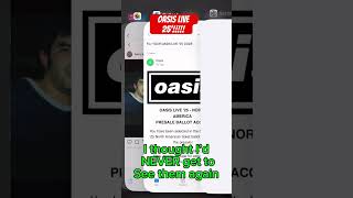 Scored Presale Tickets For Oasis’s Usa Tour Live 25 OASIS shorts oasis oasisreunion [upl. by Anilejna569]