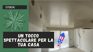 Effetto laccatura lucido per il vostro soffitto TUTORIAL [upl. by Aisak]