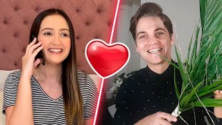 O ENCONTRO ROMÂNTICO ONLINE DA CAMILA E DO DANIEL [upl. by Ambie776]