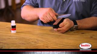 How to use Smiths NEW 4quot Diamond Sharpening Stone [upl. by Dotson]