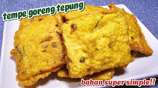 CARA MEMBUAT TEMPE GORENG TEPUNG YANG GURIH DAN RENYAH DENGAN BAHAN YANG MUDAH DI DAPAT [upl. by Ungley]