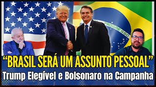 Bolsonaro Aparece na Campanha de Trump e ele se Torna Elegível [upl. by Haskel]