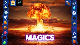 TOP 21 MAGICS WITH THE LARGEST SIZE  Arcane Odyssey [upl. by Ifar]