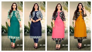 Cotton Lawn Jacket Kurti Design For Summer Cotton Short Jacket  Cotton Long Jacket Kurti designs [upl. by Drusus393]