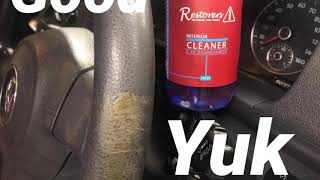 Bugs Germs Dirt Grease and Grime on Your Steering Wheel  how to clean it off [upl. by Libre]