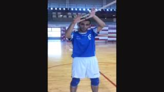 TECNICA DEL BLOQUEO  GESTOS TÉCNICOS VOLEIBOL ARTURO MARTINEZ 5º PARTE [upl. by Mollee]