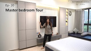 Ep20 luxury Bedroom Design India  Master Bedroom Tour  Bedroom Interior Design  Interior Iosis [upl. by Ailhad]