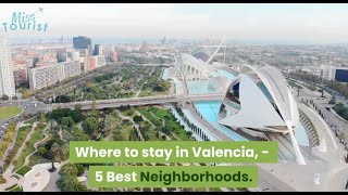 Where to stay in Valencia Spain  5 Best Areas for Tourists [upl. by Studley]