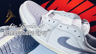 Air Jordan 1 Retro Low OG “Atmosphere Grey” Review Legit Check  Black Light [upl. by Supple752]