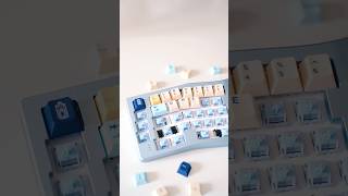 neo ergo build ❄️🫧 mechanicalkeyboard customkeyboard keyboard asmr cozydesksetup [upl. by Adanama]