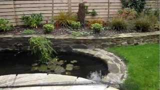 Raheny Landscaping Garden Design and Waterfeature Pond Waterfall and Bog [upl. by Firahs]