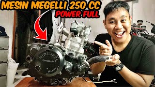 Review mesin minerva megelli 250 mesin special engine paling murah 🤪 megelli250r experiment [upl. by Iny]