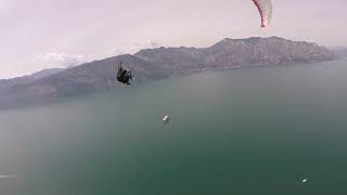 Tandem Paragliding Malcesine with followme cam [upl. by Jobyna]