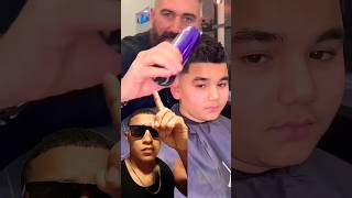 Desvanecido medio barber barbershop haircut fade hairstyle [upl. by Aihtekal]