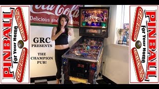 The CHAMPION PUB Pinball Machine  GRC Gameplay Archive  MAT Scores 97420490 [upl. by Llemej]