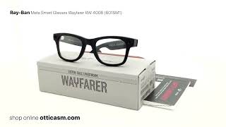 Ray Ban Meta Smart Glasses Wayfarer RW 4006 601SM1 [upl. by Ynnav]