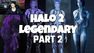 Beating Halo 2 on Legendary in ONE SITTING Challenge  Part 2 [upl. by Ardell52]