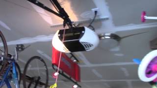 How to open or close a garage door with a broken opener no power [upl. by Elrebma]