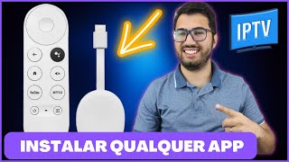 Como instalar QUALQUER aplicativo no Chromecast 4 com Google TV [upl. by Lev666]