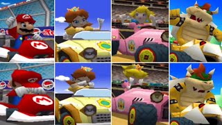 Mario Kart DS All Winning amp Losing Animations HD [upl. by Gavrilla982]