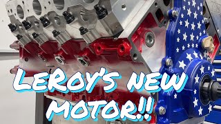 Lets get LeRoys motor together Assembling Cleetus Mcfarlands engine for LeRoy the Savage [upl. by Nev]