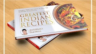 Teaser COOKBOOK  GREATEST INDIAN RECIPES by Anupama Paliwal [upl. by Nnaik]