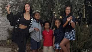 Kim Kardashian Shared a Rare Photo of All Her Children [upl. by Yrruc]