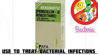 Benzibiotic IM injection  Penicillin G benzathine overviewdosage antibioticsbacterialinfections [upl. by Sillig19]