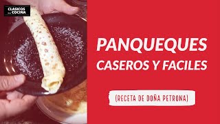 PANQUEQUES caseros en 3 PASOS receta básica fácil y rápida [upl. by Sandberg]