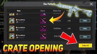 😍M416 GLACIER CRATE OPENING IN BGMI amp PUBG MOBILE  AKM GLACIER ParasOfficialYT [upl. by Eirrej]