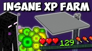 117 EASIEST WAY TO GET XP IN MINECRAFT  Amazing Enderman XP Farm [upl. by Fernande]