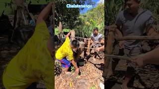 Trapiche artesanal sacando jugo de caña 🇸🇻😋 elsalvador fruit nuestroelsalvador cocina [upl. by Ebony387]