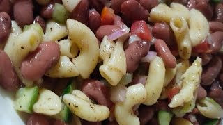 Healthy Red Beans Salad  Quick Red Kidney Beans Salad  Delicious Rajma Salad [upl. by Akemyt870]