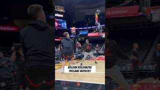 Bogdan Bogdanovic pregame workout bogdanbogdanovic nba basketball atlantahawks [upl. by Eirrahs]