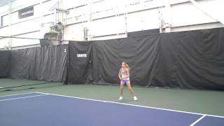 Eugenie Bouchard OffSeason Training in Montreal for 2013 [upl. by Atorod]