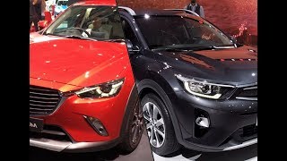 2018 Kia Stonic vs 2017 Mazda CX3 [upl. by Lipman]