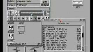 Amiga music  Stagebox remix  Module by Jester  1991 [upl. by Akienahs]