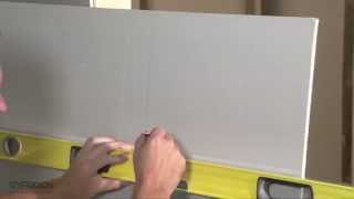 Installing Gyprock plasterboard  How to handle measure and cut [upl. by Libove306]