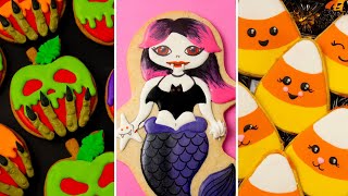 Best Decorated Cookies for Halloween Royal Icing Cookie Decorating Compilation [upl. by Roban]