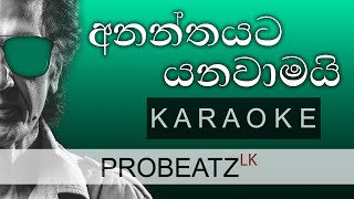 Ananthayata Yanawamai  PROBEATZ LK  Karaoke Without Voice FLASHING Lyrics  අනන්තයට යනවාමයි [upl. by Yelsa473]