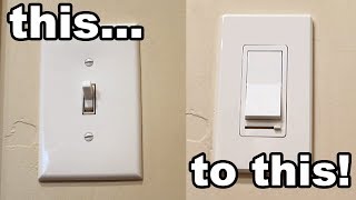 How to install an LED dimmer wall switch Single Pole [upl. by Genovera574]