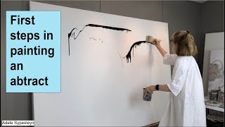 First Steps in Abstract Painting  Art with Adele [upl. by Chatwin181]