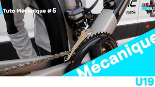 Tuto mécanique 5  Comment régler votre dérailleur avant DI2 [upl. by Mikihisa]