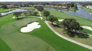 PGA National Front Nine Hole By Hole Aerial [upl. by Roderigo910]