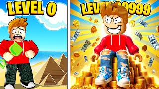 ROBLOX CHOP AND FROSTY BUILD THE LARGEST PYRAMID TYCOON [upl. by Evelc]