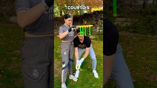 Reflex Challenge vs Courtois 🙈🧤 [upl. by Eisiam]