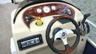 SUN TRACKER Boats 2012 FISHIN BARGE 20 DLX [upl. by Modnar]